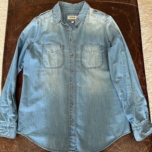 Express womens chambray shirt Size Small